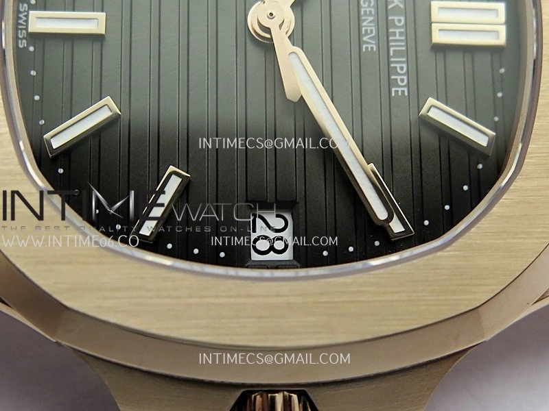 Nautilus 5711 Gain Weight DDF 1:1 Best Edition Gray Textured Dial On RG Bracelet Super Clone DD324