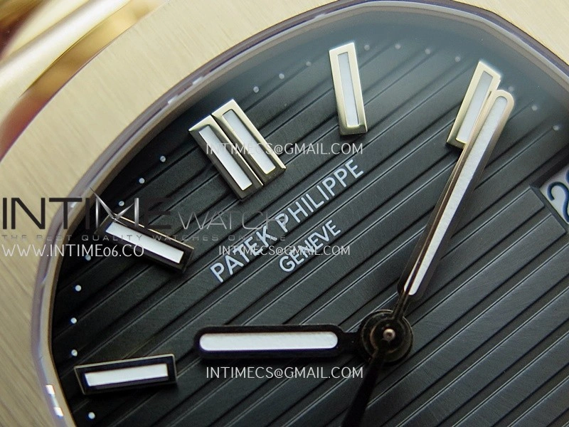 Nautilus 5711 Gain Weight DDF 1:1 Best Edition Gray Textured Dial On RG Bracelet Super Clone DD324
