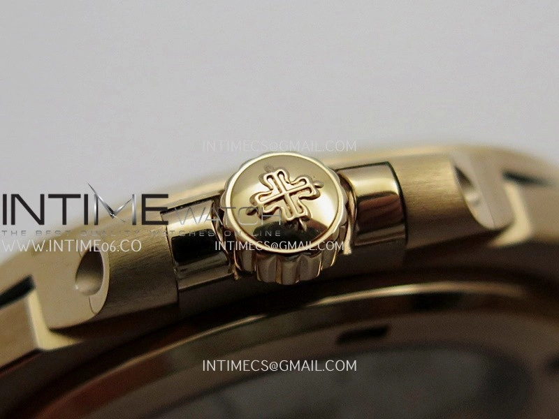 Nautilus 5711 Gain Weight DDF 1:1 Best Edition Gray Textured Dial On RG Bracelet Super Clone DD324