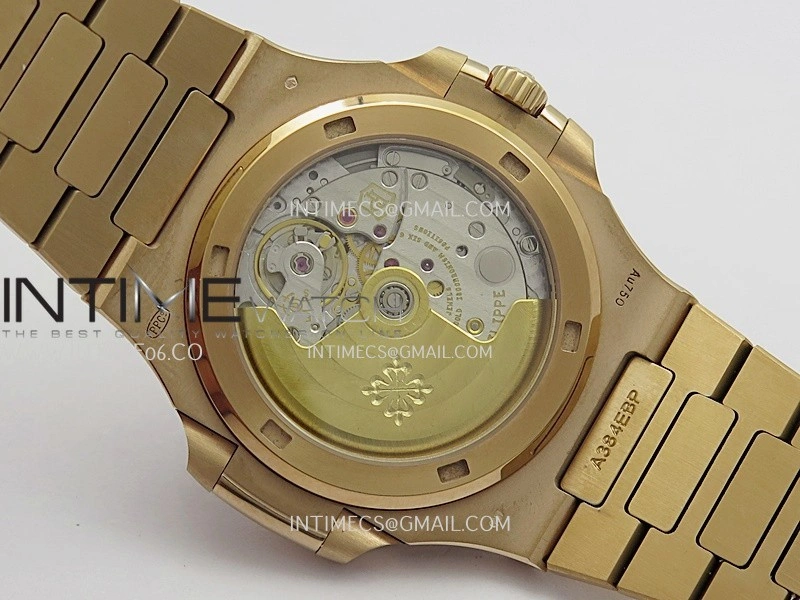Nautilus 5711 Gain Weight DDF 1:1 Best Edition Gray Textured Dial On RG Bracelet Super Clone DD324