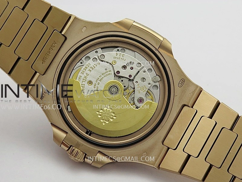 Nautilus 5711 Gain Weight DDF 1:1 Best Edition Gray Textured Dial On RG Bracelet Super Clone DD324