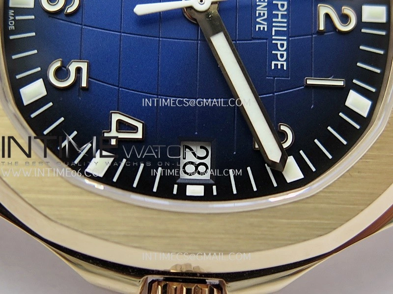 Aquanaut 5167 Gain Weight RG DDF 1:1 Best Edition Blue Dial On Blue Rubber Strap Super Clone DD330