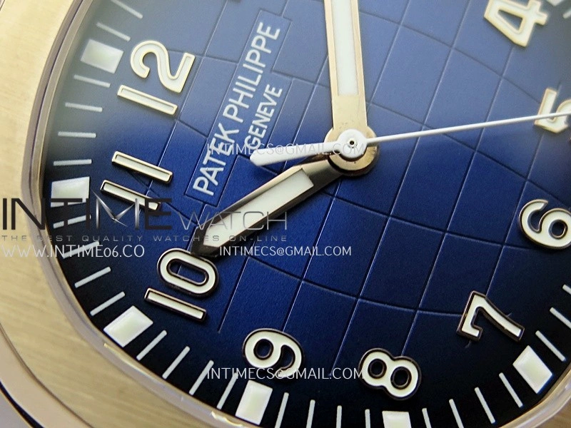Aquanaut 5167 Gain Weight RG DDF 1:1 Best Edition Blue Dial On Blue Rubber Strap Super Clone DD330