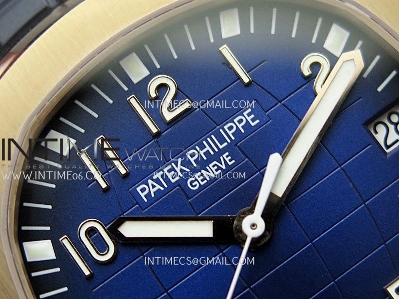 Aquanaut 5167 Gain Weight RG DDF 1:1 Best Edition Blue Dial On Blue Rubber Strap Super Clone DD330