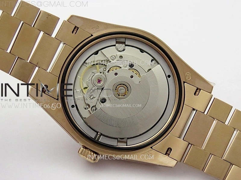 Day Date 128235 Gain Weight RG QF 1:1 Best Edition White Dial Roman Markers on RG President Bracelet
