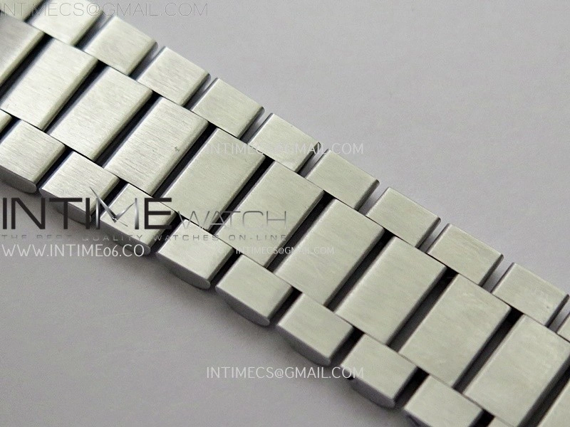 Day Date 128239 Gain Weight SS QF 1:1 Best Edition White Dial Roman Markers on SS President Bracelet