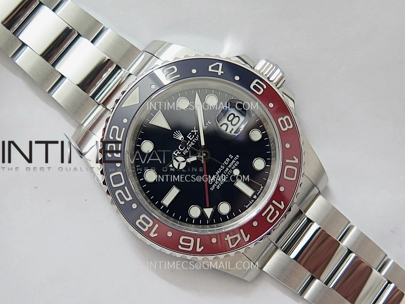 GMT Master II 126719 BLRO Gain Weight V4 Gold Factory 1:1 Best Edition Blue Dial On Oyster Bracelet SH3285 CHS