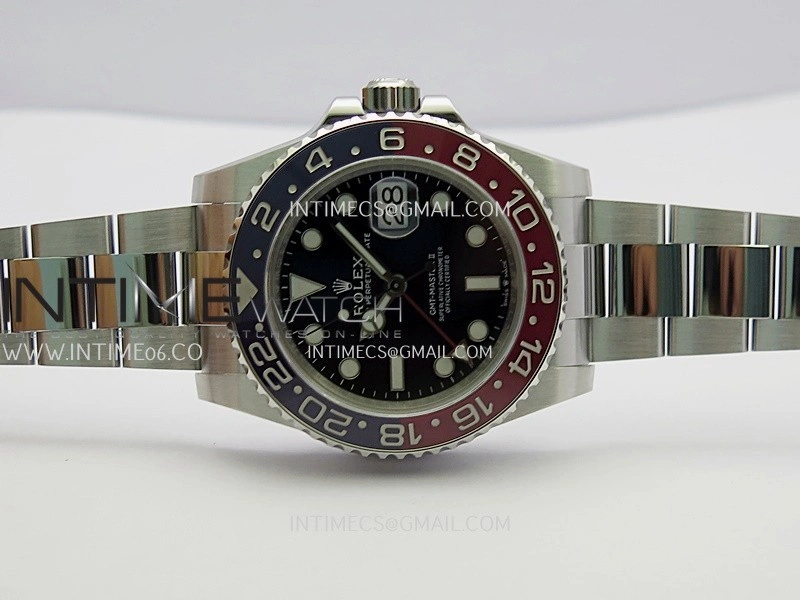 GMT Master II 126719 BLRO Gain Weight V4 Gold Factory 1:1 Best Edition Blue Dial On Oyster Bracelet SH3285 CHS