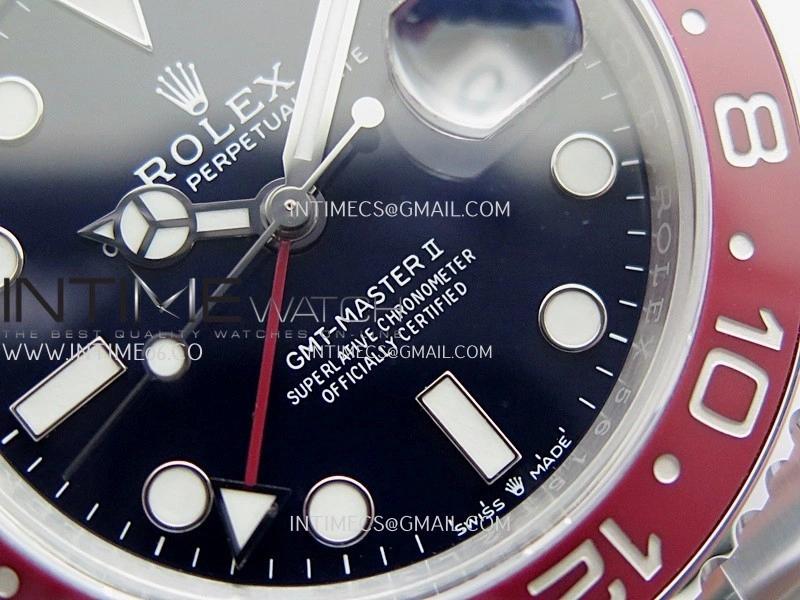 GMT Master II 126719 BLRO Gain Weight V4 Gold Factory 1:1 Best Edition Blue Dial On Oyster Bracelet SH3285 CHS