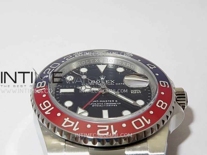 GMT Master II 126719 BLRO Gain Weight V4 Gold Factory 1:1 Best Edition Blue Dial On Oyster Bracelet SH3285 CHS