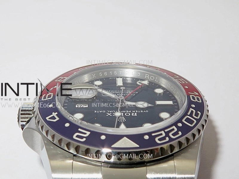 GMT Master II 126719 BLRO Gain Weight V4 Gold Factory 1:1 Best Edition Blue Dial On Oyster Bracelet SH3285 CHS