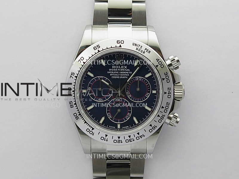 Daytona 126509 Gain Weight V6 QF 1:1 Best Edition Blue Dial Stick Markers On Oyster Bracelet SH4131