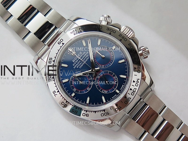 Daytona 126509 Gain Weight V6 QF 1:1 Best Edition Blue Dial Stick Markers On Oyster Bracelet SH4131