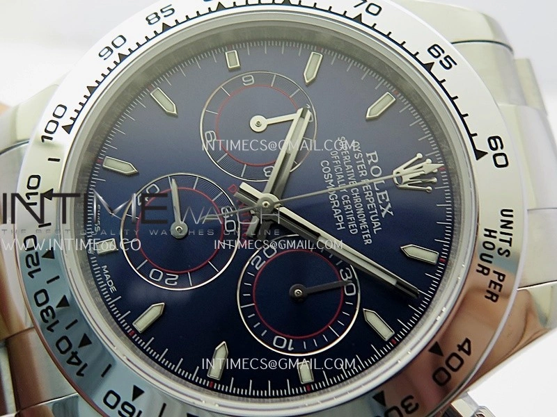 Daytona 126509 Gain Weight V6 QF 1:1 Best Edition Blue Dial Stick Markers On Oyster Bracelet SH4131