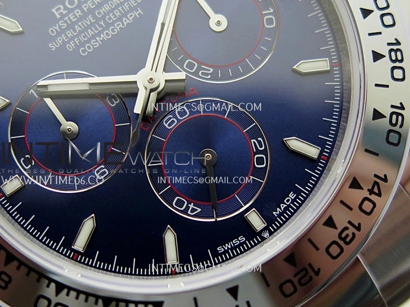 Daytona 126509 Gain Weight V6 QF 1:1 Best Edition Blue Dial Stick Markers On Oyster Bracelet SH4131