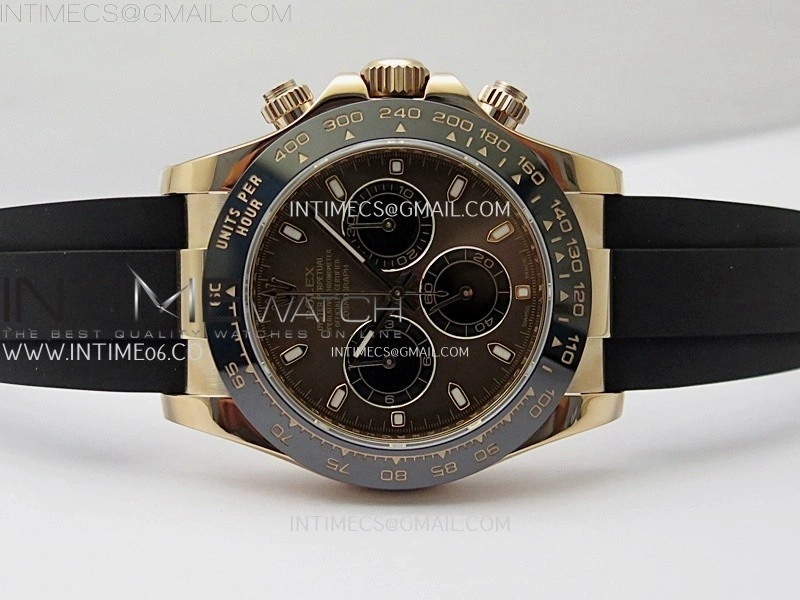 Daytona 116515 Gain Weight ZF 1:1 Best Edition Brown Dial Sticks Markers on Oysterflex Strap SH4130