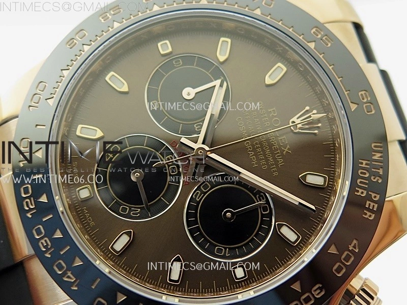 Daytona 116515 Gain Weight ZF 1:1 Best Edition Brown Dial Sticks Markers on Oysterflex Strap SH4130