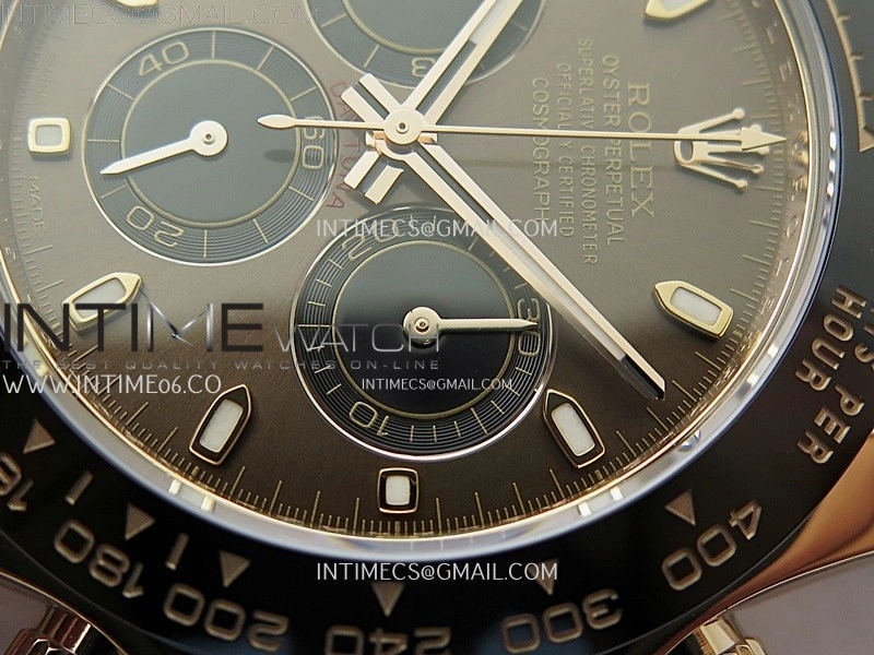 Daytona 116515 Gain Weight ZF 1:1 Best Edition Brown Dial Sticks Markers on Oysterflex Strap SH4130
