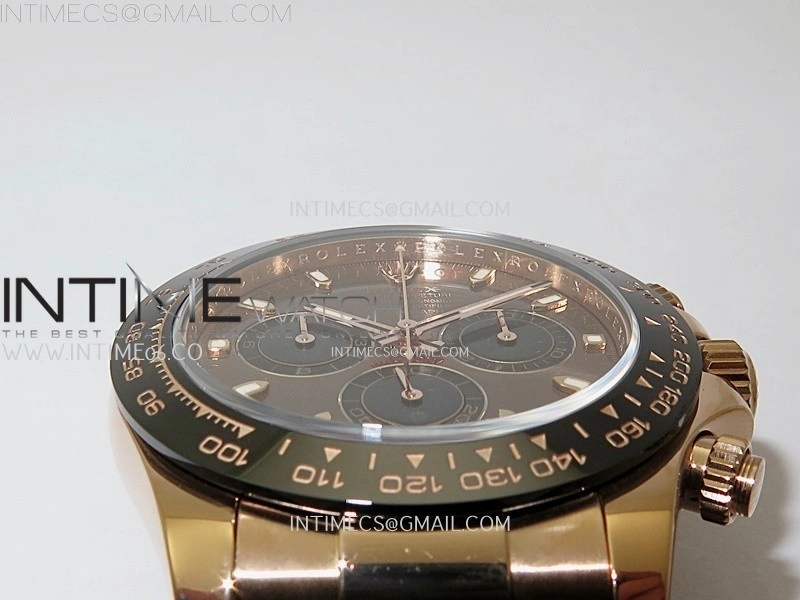 Daytona 116515 Gain Weight ZF 1:1 Best Edition Brown Dial Sticks Markers on Oysterflex Strap SH4130