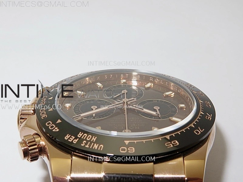Daytona 116515 Gain Weight ZF 1:1 Best Edition Brown Dial Sticks Markers on Oysterflex Strap SH4130