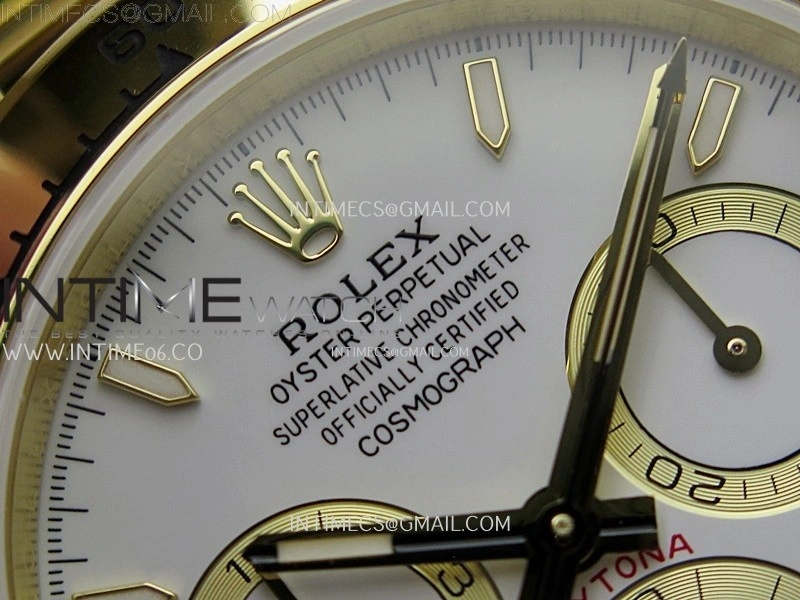 Daytona 126508 Gain WeightYG QF 1:1 Best Edition White Dial Sticks Markers on YG Bracelet SH4131 V6
