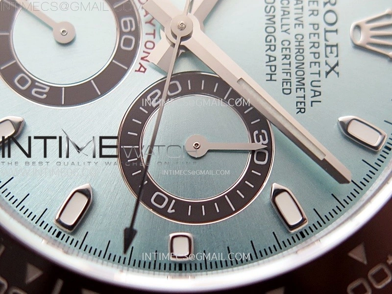 Daytona 116506 QF 1:1 Best Edition Ice Blue Dial Lume Markers on SS Bracelet SH4130 V3