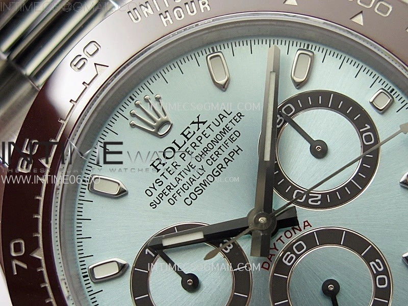 Daytona 116506 QF 1:1 Best Edition Ice Blue Dial Lume Markers on SS Bracelet SH4130 V3