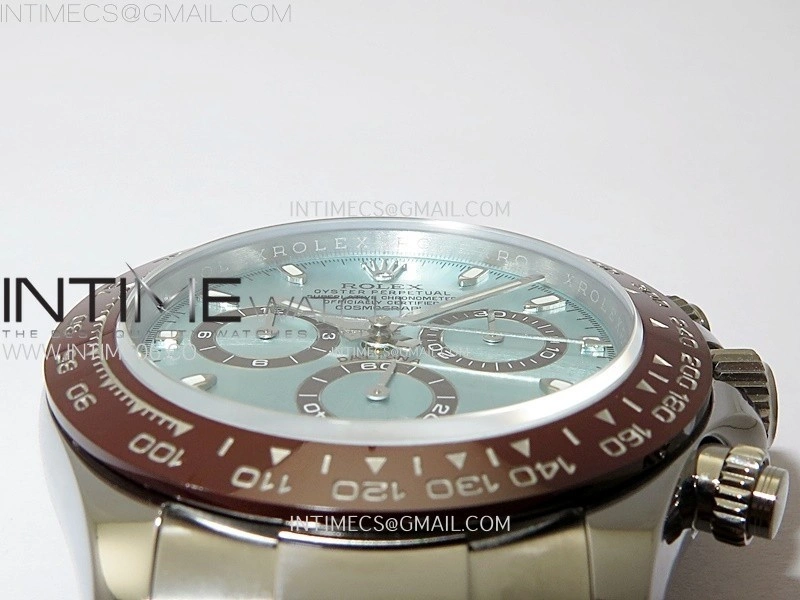 Daytona 116506 QF 1:1 Best Edition Ice Blue Dial Lume Markers on SS Bracelet SH4130 V3