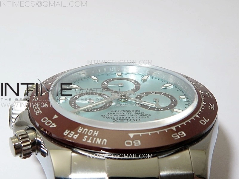 Daytona 116506 QF 1:1 Best Edition Ice Blue Dial Lume Markers on SS Bracelet SH4130 V3