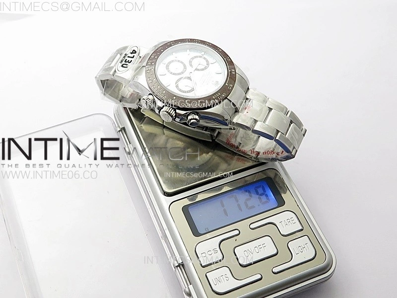 Daytona 116506 QF 1:1 Best Edition Ice Blue Dial Lume Markers on SS Bracelet SH4130 V3
