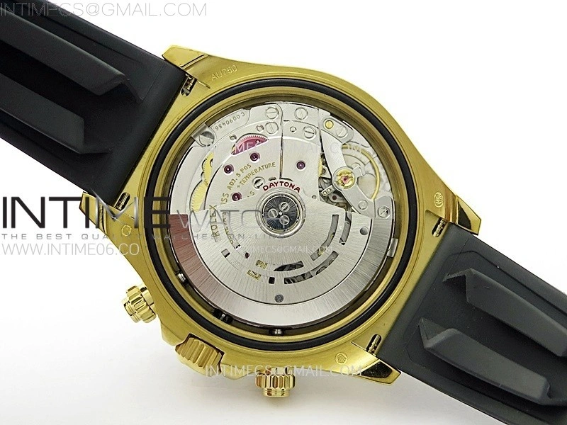 Daytona 116518 QF 1:1 Best Edition YG Dial Black Subdial on Oysterflex Strap SH4130 V3