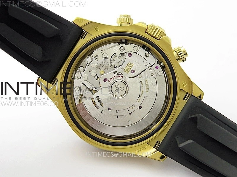 Daytona 116518 QF 1:1 Best Edition YG Dial Black Subdial on Oysterflex Strap SH4130 V3