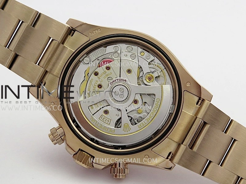 Daytona 126505 RG UFO 1:1 Best Edition Black Dial RG Subdial On Oyster Bracelet UF4131