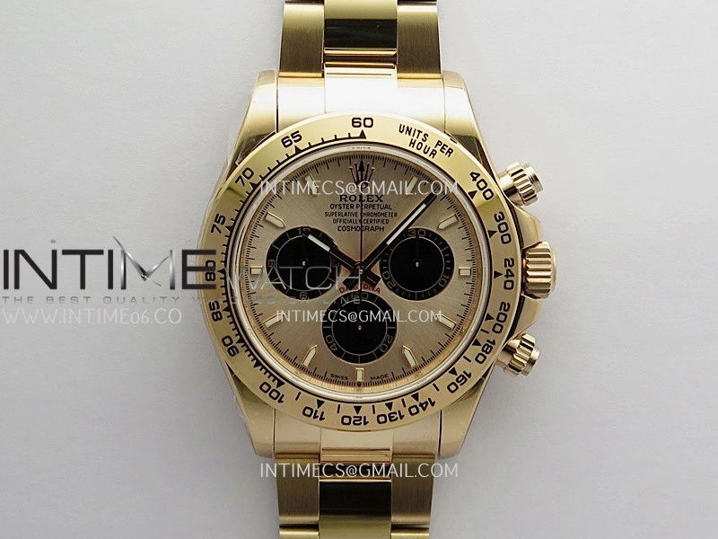 Daytona 126505 RG UFO 1:1 Best Edition RG Dial Black Subdial On Oyster Bracelet UF4131