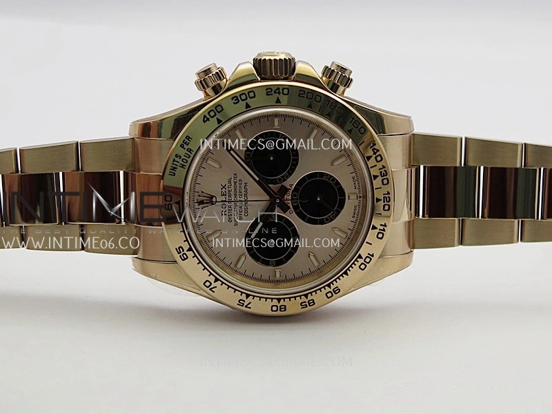 Daytona 126505 RG UFO 1:1 Best Edition RG Dial Black Subdial On Oyster Bracelet UF4131