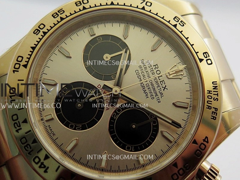 Daytona 126505 RG UFO 1:1 Best Edition RG Dial Black Subdial On Oyster Bracelet UF4131