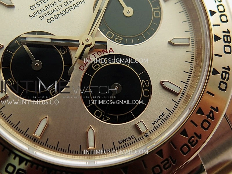 Daytona 126505 RG UFO 1:1 Best Edition RG Dial Black Subdial On Oyster Bracelet UF4131
