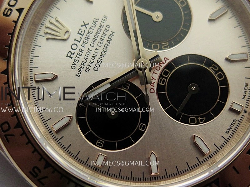 Daytona 126505 RG UFO 1:1 Best Edition RG Dial Black Subdial On Oyster Bracelet UF4131