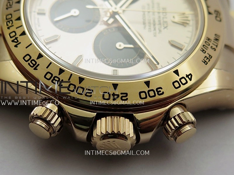 Daytona 126505 RG UFO 1:1 Best Edition RG Dial Black Subdial On Oyster Bracelet UF4131