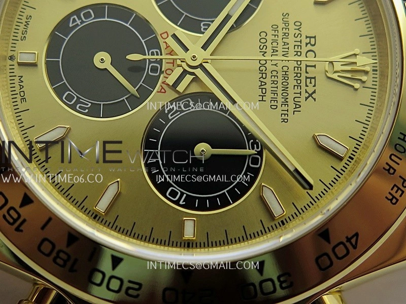 Daytona 126508 YG UFO 1:1 Best Edition YG Dial Black Subdial On Oyster Bracelet UF4131