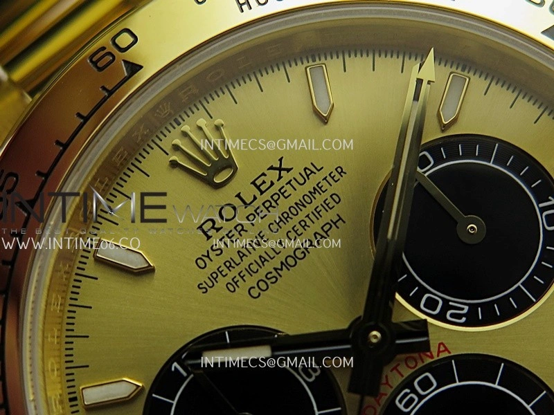 Daytona 126508 YG UFO 1:1 Best Edition YG Dial Black Subdial On Oyster Bracelet UF4131