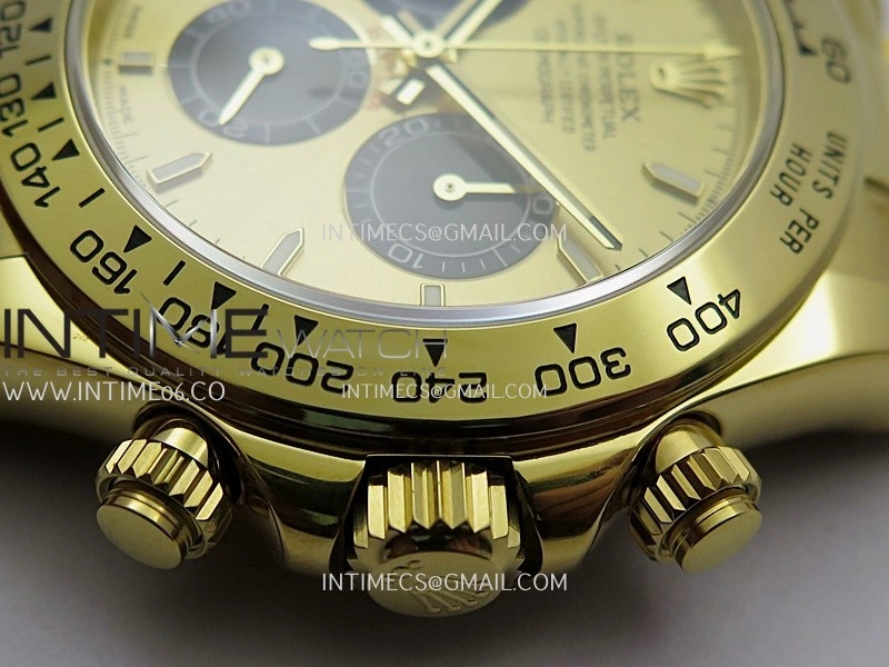 Daytona 126508 YG UFO 1:1 Best Edition YG Dial Black Subdial On Oyster Bracelet UF4131