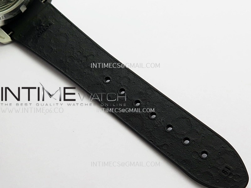 Speedmaster Professional SS RG N1F Best Edition RG Dial Black Subdial On Black Rubber Strap Asian 3861