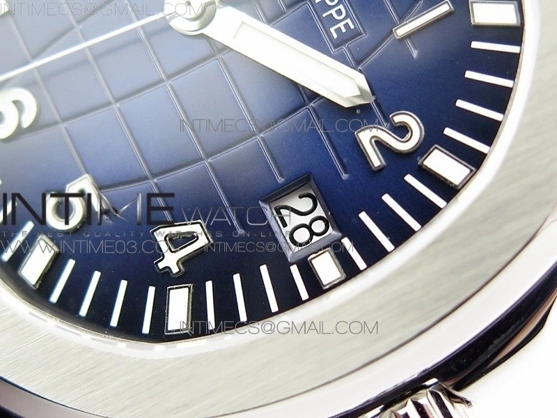 Aquanaut Jumbo 5168G 42mm SS ZF 1:1 Best Edition Blue Dial on Blue Rubber Strap 324CS