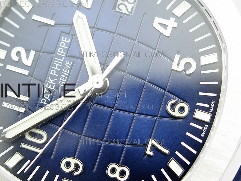 Aquanaut Jumbo 5168G 42mm SS ZF 1:1 Best Edition Blue Dial on Blue Rubber Strap 324CS