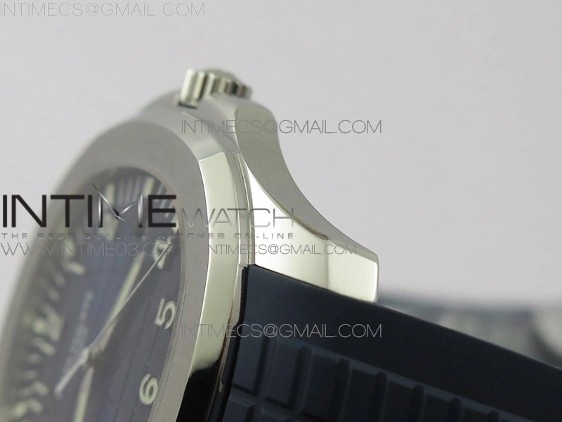 Aquanaut Jumbo 5168G 42mm SS ZF 1:1 Best Edition Blue Dial on Blue Rubber Strap 324CS