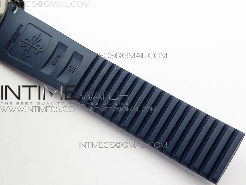 Aquanaut Jumbo 5168G 42mm SS ZF 1:1 Best Edition Blue Dial on Blue Rubber Strap 324CS