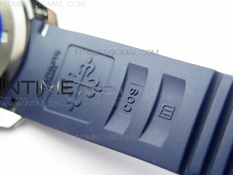 Aquanaut Jumbo 5168G 42mm SS ZF 1:1 Best Edition Blue Dial on Blue Rubber Strap 324CS