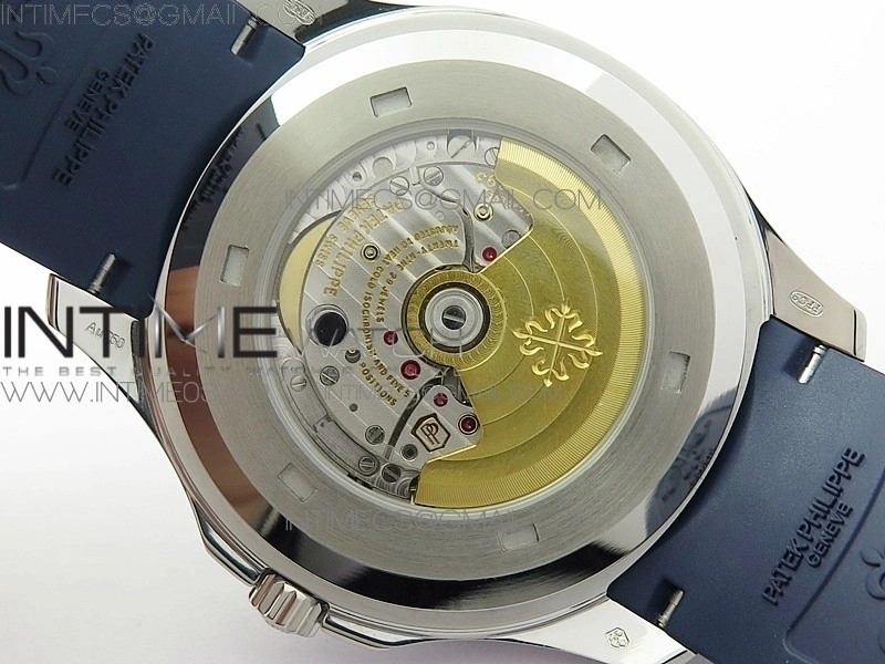 Aquanaut Jumbo 5168G 42mm SS ZF 1:1 Best Edition Blue Dial on Blue Rubber Strap 324CS
