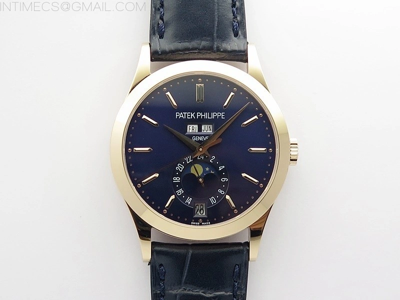 Annual Calendar Complications 5396 RG GRF Best Edition Blue dial on Blue leather strap A324